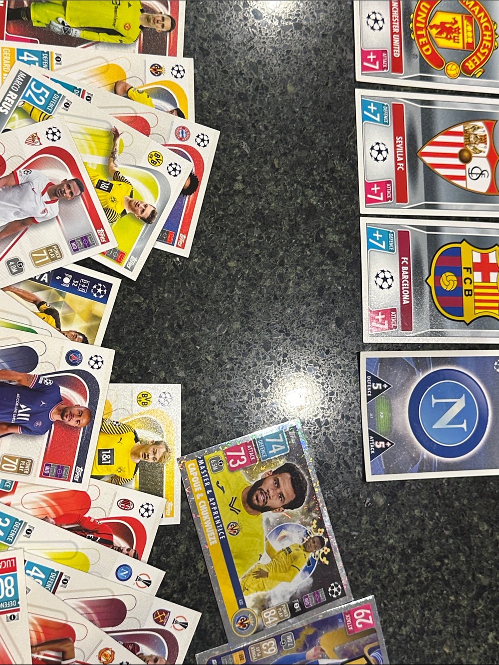 World Cup TOPPS match attack UEFA Soccer Trading Card Lot Collectible Cards - Picture 9 of 13